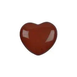 0516520353 Heart (pocket heart), Jasper (red), 3.3 x 3.9 cm | Marco Schreier