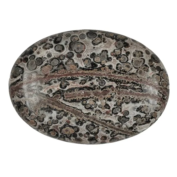 Large Palmstone Rhyolite (Leopard Skin Jasper) | gems, healing stones & jewelry