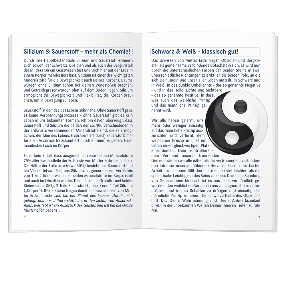 "The Magic Mirror" - Meditation set with Obsidian and Rock Crystal | Marco Schreier