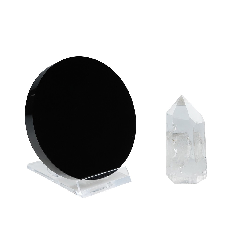 "The Magic Mirror" - Meditation set with Obsidian and Rock Crystal | Marco Schreier