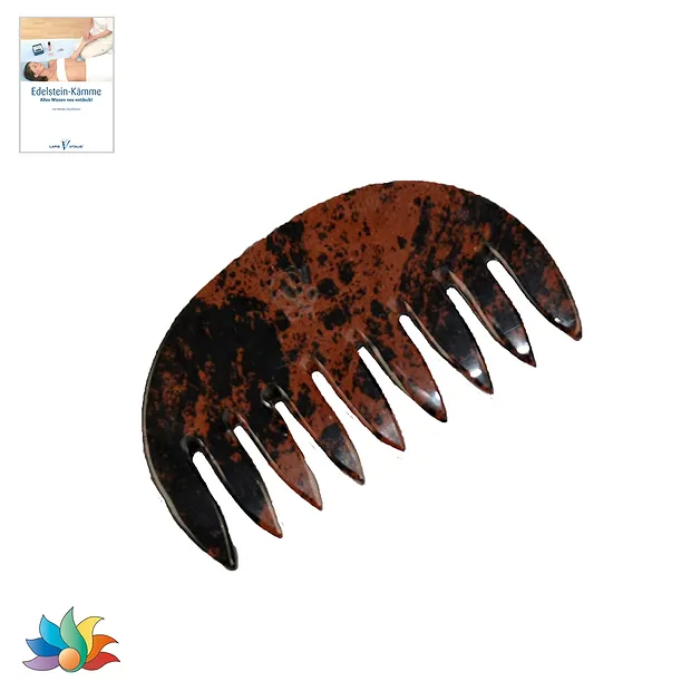 Gemstone comb Obsidian | wholesaler - gems, precious & healing stones, jewelry