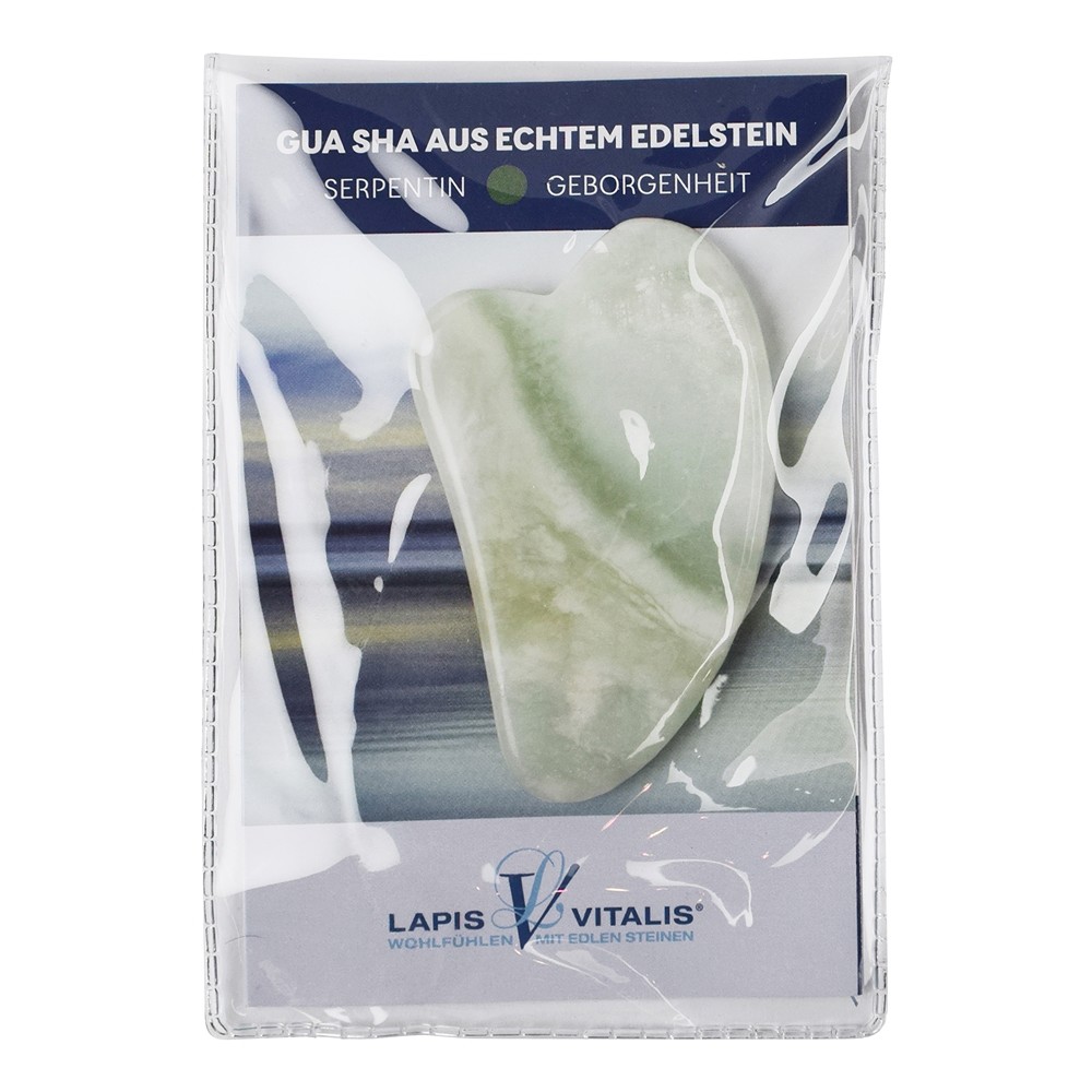 Serpentina Gua Sha (verde) | piedras preciosas, piedras curativas y joyería