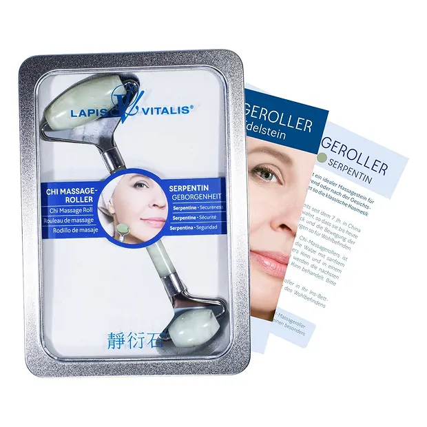 Chi-Massageroller Serpentin (Geborgenheit) | GH Edelsteine, Heilsteine & Schmuck
