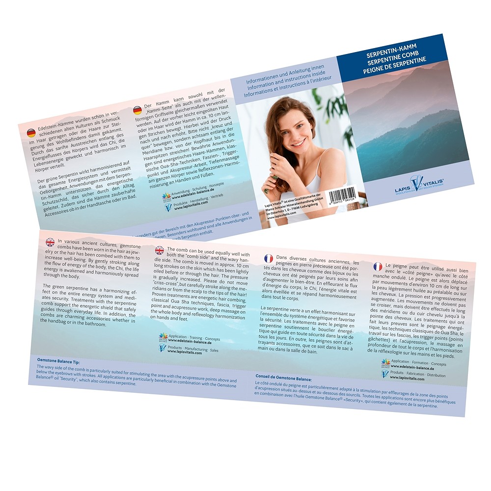 Serpentine comb | Marco Schreier wholesale suppliers - gems, stones & jewelry