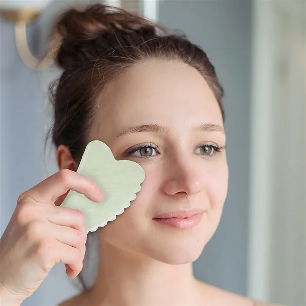 Gua Sha serpentino con i denti | gemme, pietre curative e gioielli all'ingrosso