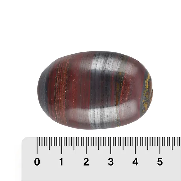 Small Palmstone Tiger Iron extra | wholesaler gems, healing stones & jewelry