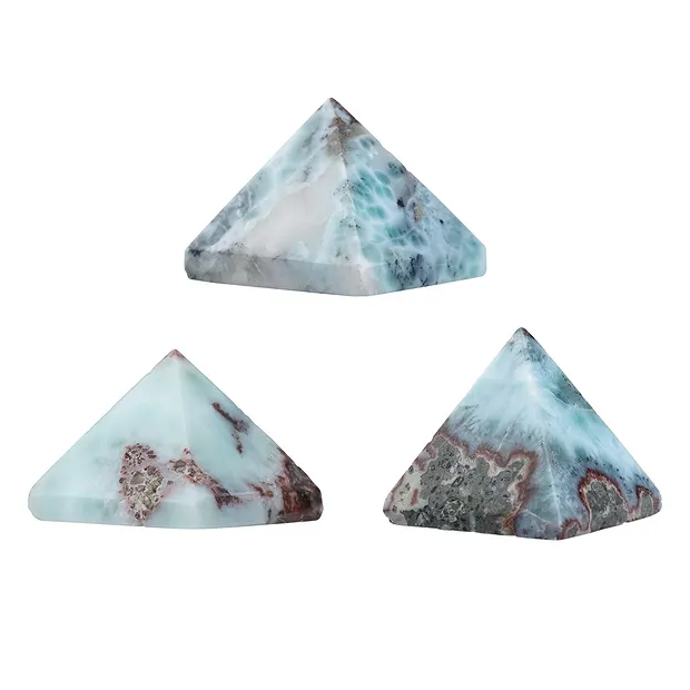 Pyramide Larimar, 1,8 - 2,2cm | Großhändler Edelsteine, Heilsteine & Schmuck