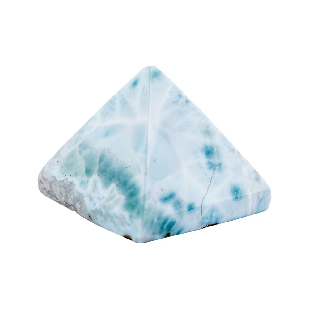Larimar pyramid, 2.5 - 3.2 cm | minerals trade - gems, healing stones & jewelry