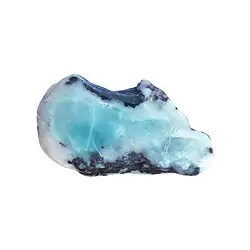 0519604002 One side polished piece Larimar, 4,0 - 5,0cm | wholesaler gems & healing stones