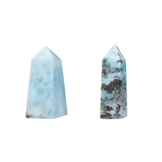 Larimar obelisco, 3,9 - 4,4 cm | piedras preciosas, piedras curativas y joyería