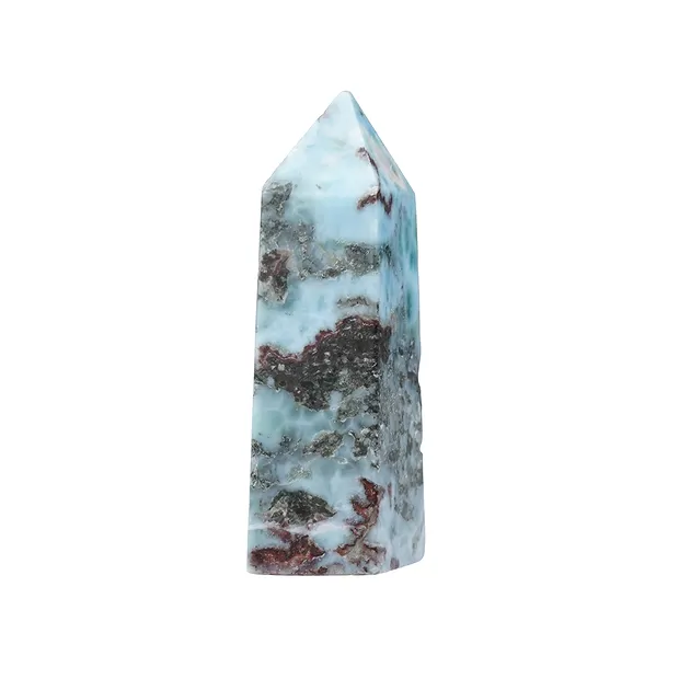 Larimar obelisco, 3,9 - 4,4 cm | piedras preciosas, piedras curativas y joyería