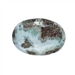0519623002 Lente di pietra Larimar B | Ingrosso Schreier; gemme, pietre curative e gioielli
