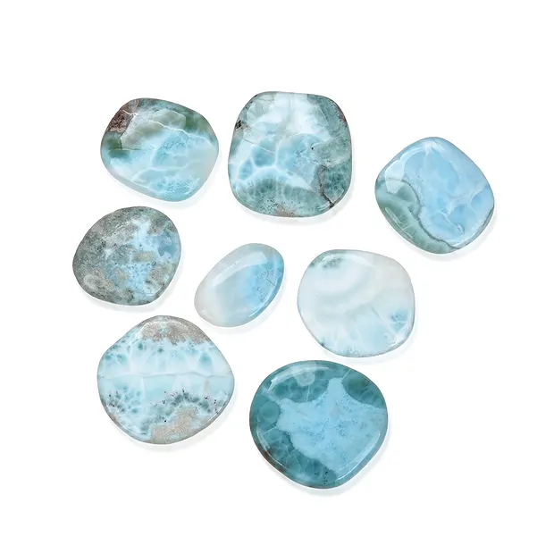Scheibensteine Larimar A (100 g/VE) | Schreier Edelsteine, Heilsteine & Schmuck