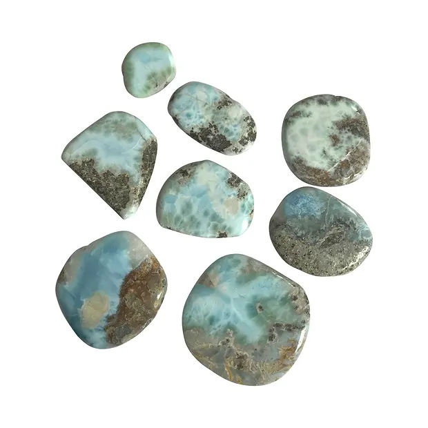 Pierres lisses Larimar B (100 g/UC) | Marco Schreier