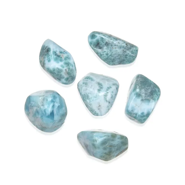 Trommelsteine Larimar, 2,0 – 3,0cm (100g/VE) | Edelsteine, Heilsteine & Schmuck