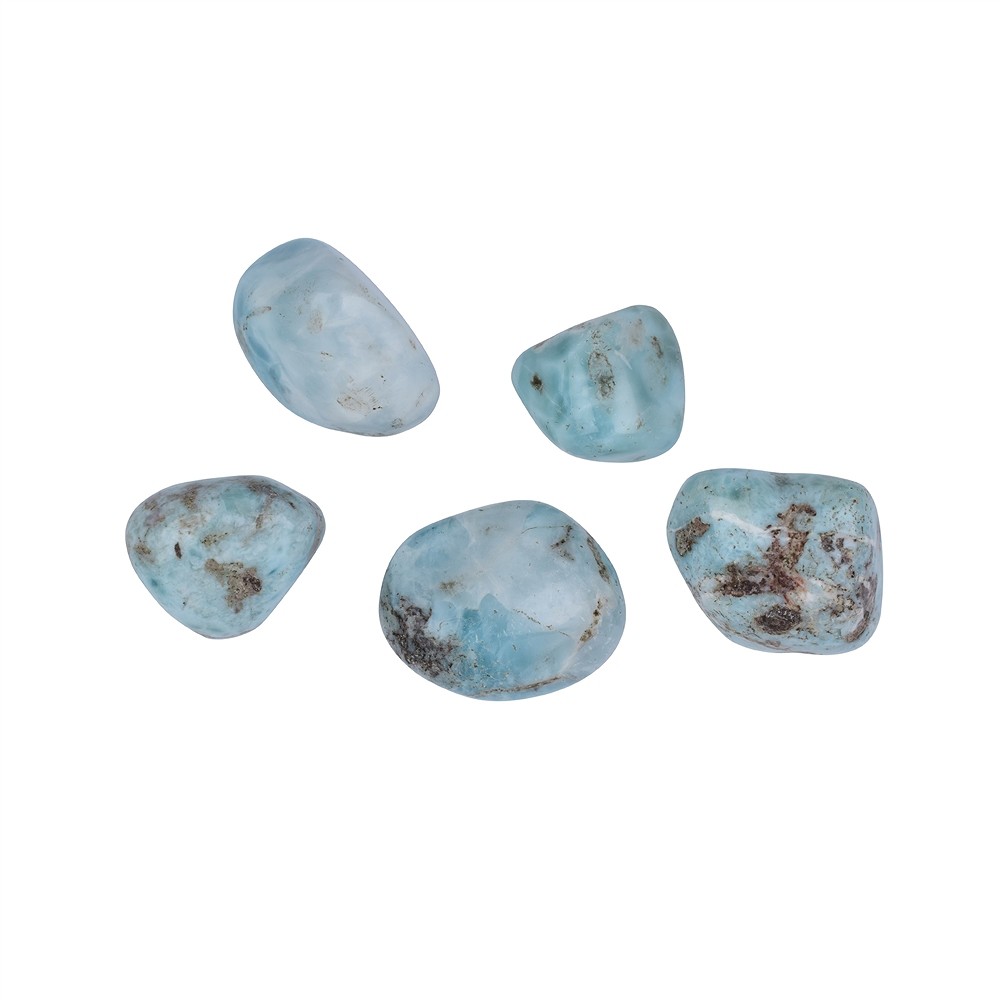 Piedra rodada Larimar B, 2,0 - 3,5cm (100g/VE) | Marco Schreier