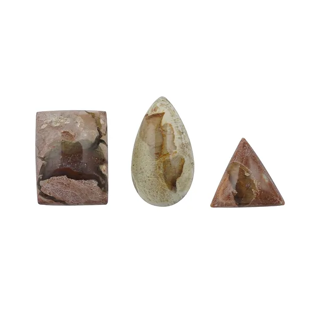 Pierres d'applique/cabochons Pierre d'amulette, formes mixtes (10 pcs/UC) | Marco Schreier