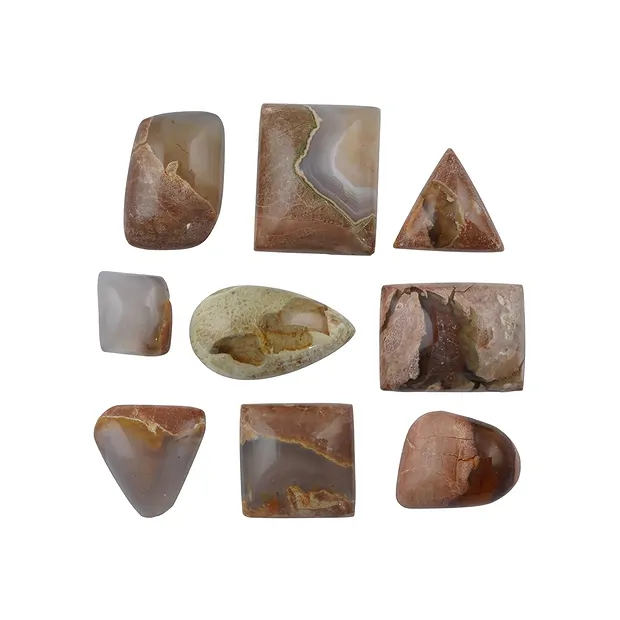 Auflagesteine/Cabochons Amulettstein, gemischte Formen (10 St./VE) | Marco Schreier