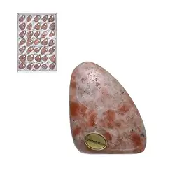 0521353035 Tumbled Stone Sunstone, 4.0 - 5.0cm (35 pcs./ PU) | Marco Schreier