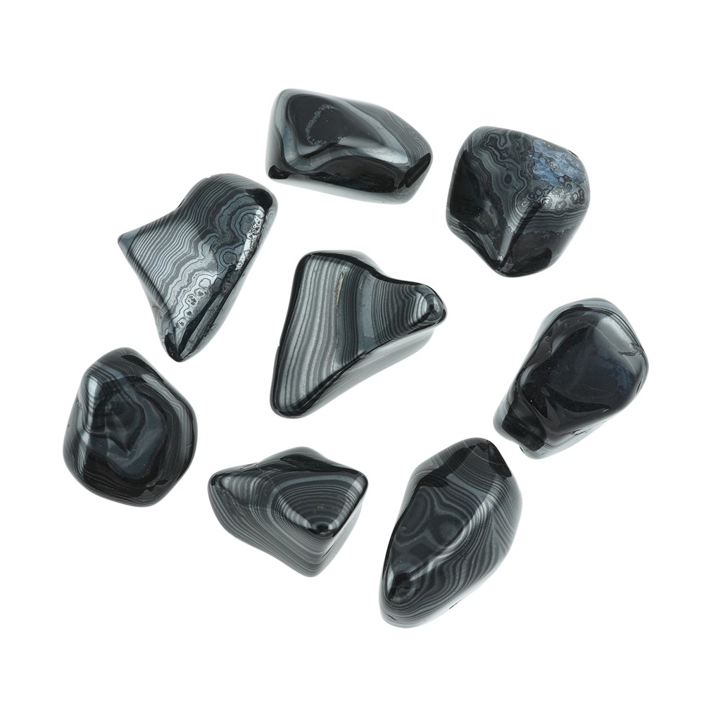 Tumbled Stones Psiomelan, 2.0 - 3.0cm (50g/ PU) | gems, healing stones & jewelry