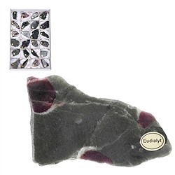 0523108024 One side polished pieces Eudialyte, 04 - 07cm (24 pcs./ PU) | Marco Schreier