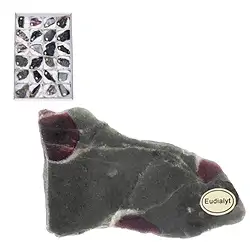 0523108024 Pièces polies d'un côté Eudialyte, 04 - 07cm (24 pcs/UC) | Marco Schreier