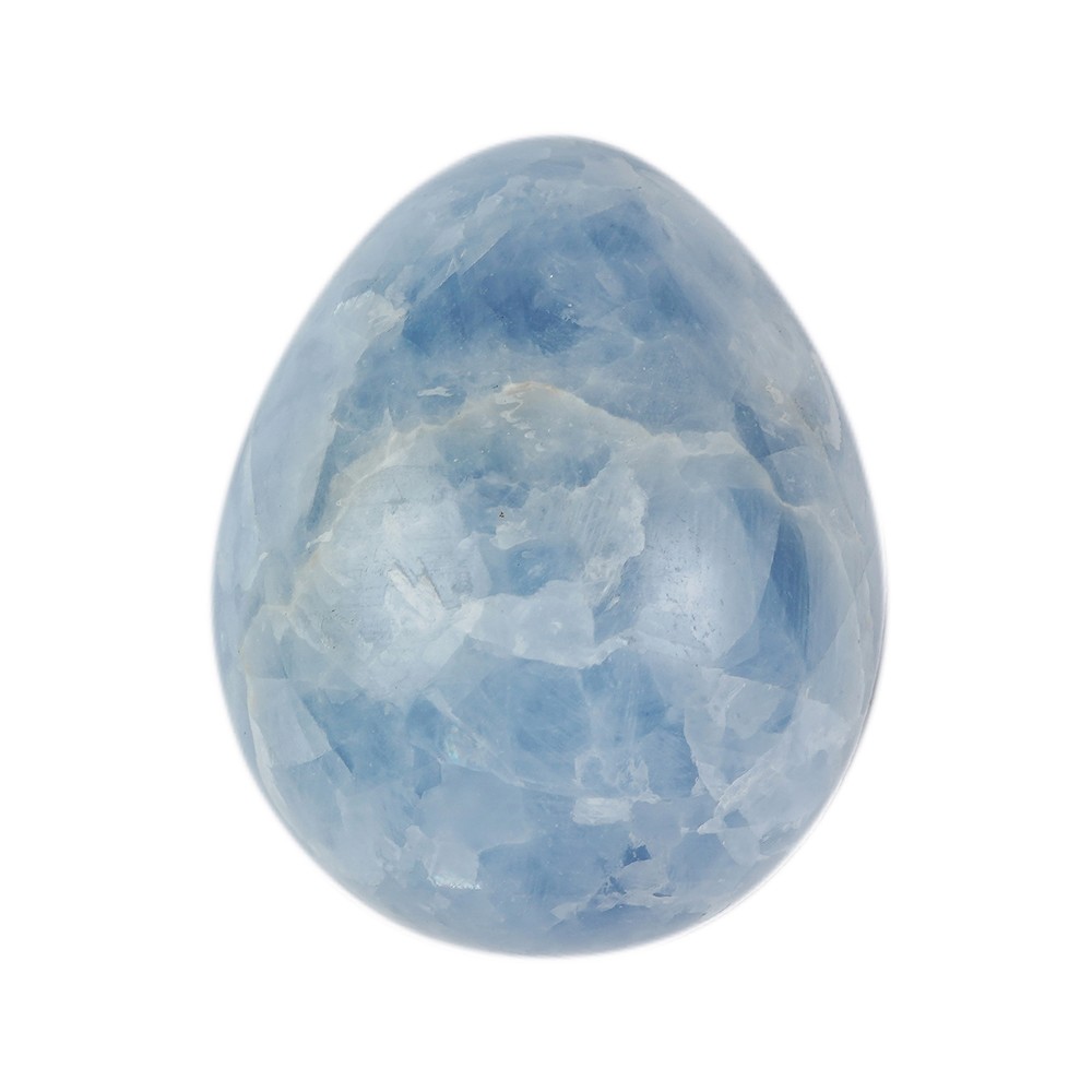 Calcita huevo (azul), 6,0cm | piedras preciosas, piedras curativas y joyería