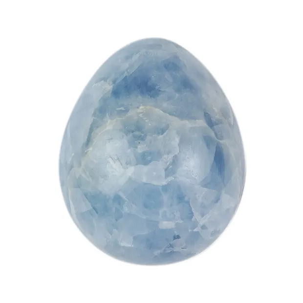 Ei Calcit (blau), 6,0cm | Schreier Großhändler Edelsteine, Heilsteine & Schmuck
