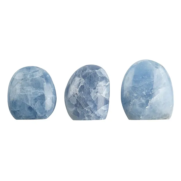 Calcite a forma libera (blu), 0,2 - 0,3 kg (7 cm) | Marco Schreier