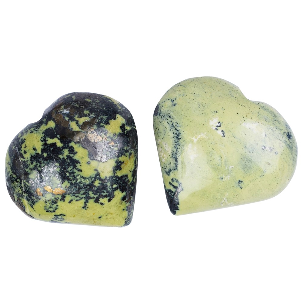 Puffy heart, Serpentine (Chitta), 4.5 - 5.0cm | wholesaler gems & healing stones