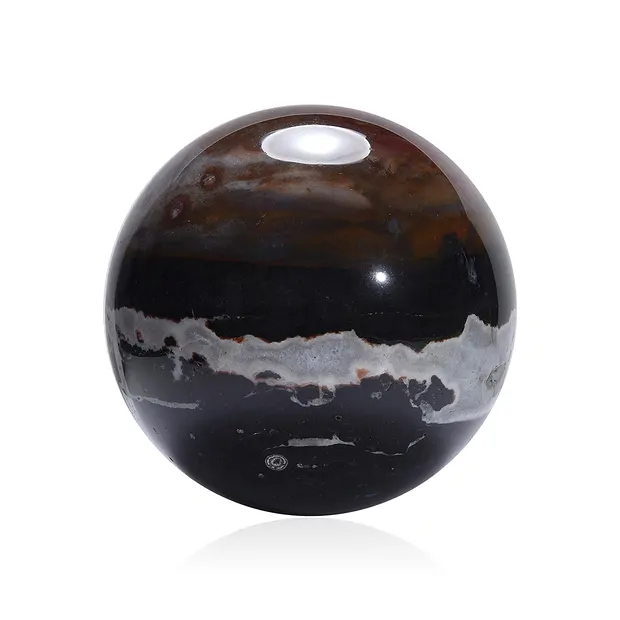 Boule, Sardonyx, 7,5cm | Pierres précieuses, pierres thérapeutiques & bijoux