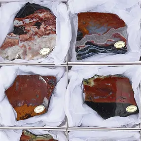 Plaques Sardonyx, 05 - 06cm (12 pcs/UC) | Marco Schreier