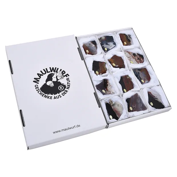 Piastre di Sardonice, 05 - 06 cm (12 pz./VE) | grossista gemme e pietre curative