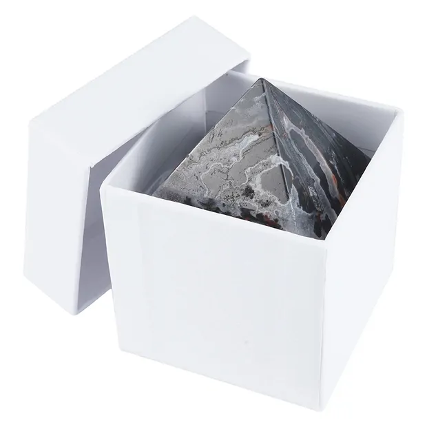 Sardonyx Pyramid, 05 cm, Gift Box | wholesaler gems, healing stones & jewelry