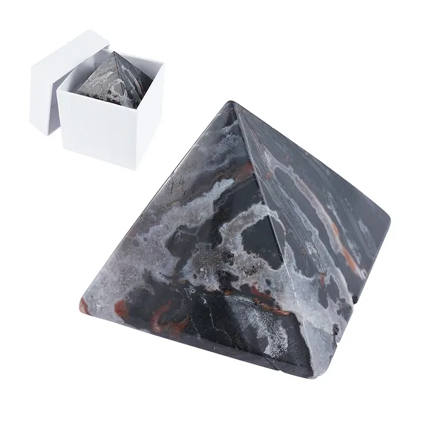 Sardonyx pyramid in gift box, 05cm | wholesaler gems, healing stones & jewelry