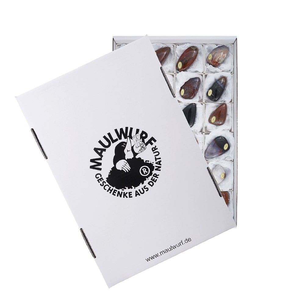 Trommelsteine Sardonyx, 5,0 - 6,0cm (24 St./VE) | Marco Schreier