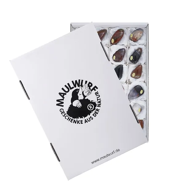Pierres roulées Sardonyx, 5,0 - 6,0cm (24 pcs/UC) | Marco Schreier