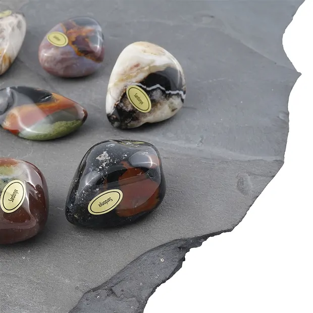 Trommelsteine Sardonyx, 4,0 - 5,5cm (35 St./VE) | Marco Schreier