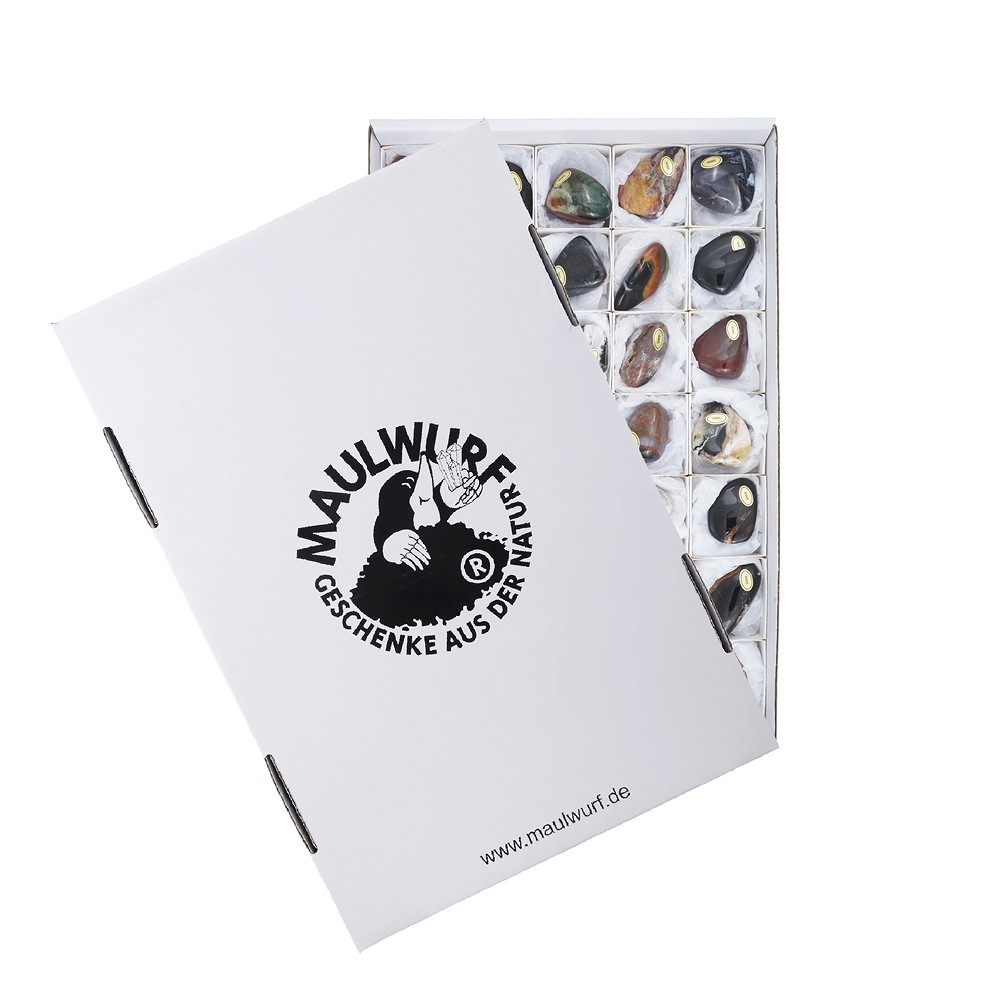 Piedras rodadas Sardonyx, 4,0 - 5,5cm (35 unid./VE) | Marco Schreier