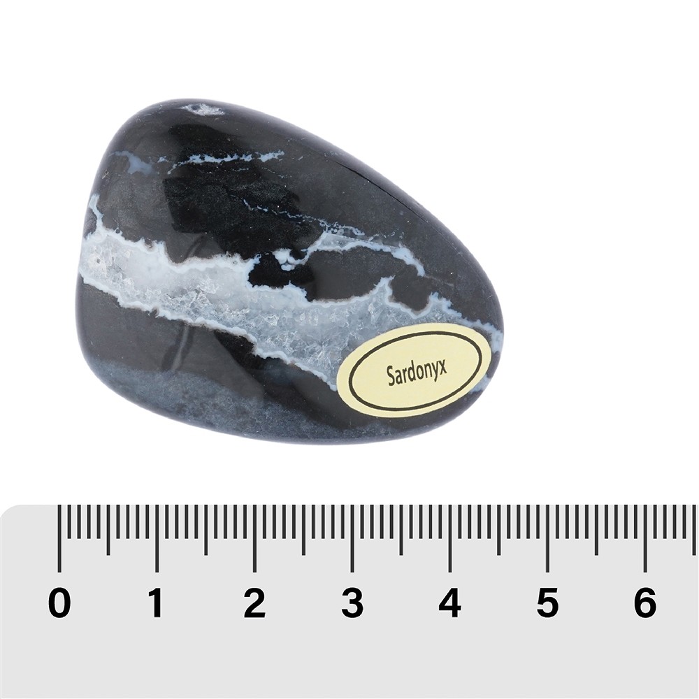 Piedras rodadas Sardonyx, 3.5 - 5.0cm (54 unid./VE) | Marco Schreier