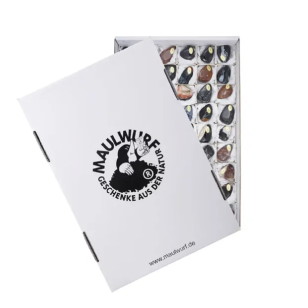 Pierres roulées Sardonyx, 3,5 - 5,0cm (54 pcs/UC) | Marco Schreier