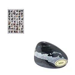 0527153054 Pietre burattate Sardonice, 3,5 - 5,0 cm (54 pz./ UC) | Marco Schreier