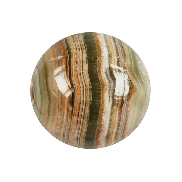 Sfera di Aragonite-Calcite (Marmo di onice), 3,0 cm (calibrata) | Marco Schreier