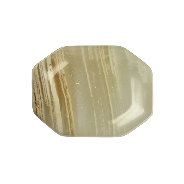 Piedra plana de Aragonito calcita (Mármol ónice), 4,0 x 3,0cm | Marco Schreier