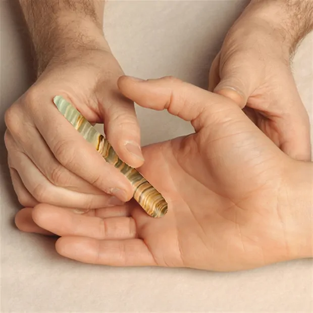 Stilo da massaggio Aragonite-Calcite (Marmo di onice) | Marco Schreier