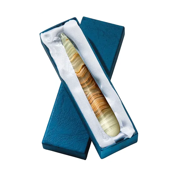 Massage stylus Calcite-Aragonite (Onyx Marble) | gems, healing stones & jewelry