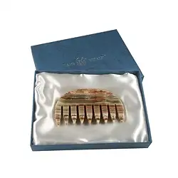 0527512071 Gemstone comb Calcite-Aragonite (Onyx Marble) | wholesaler gems & healing stones