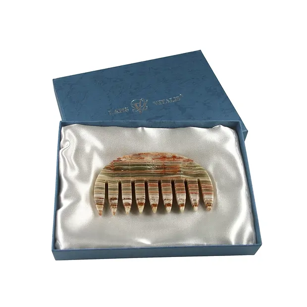 Edelsteinkamm Calcit-Aragonit (Onyx-Marmor) | Edelsteine, Heilsteine & Schmuck