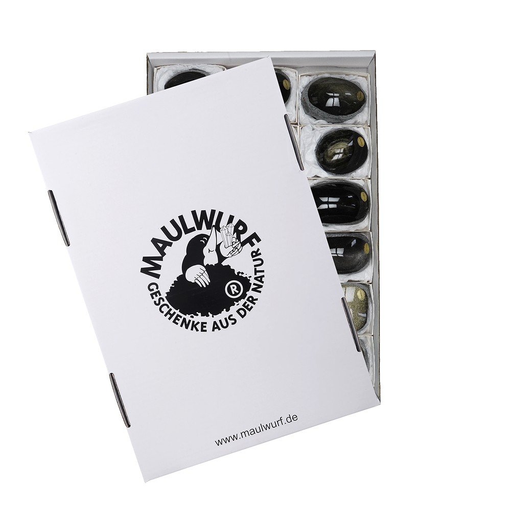 Ossidiana Taglio (lucentezza dorata), 5,5 - 8,0cm (18 pz./ UC) | Marco Schreier