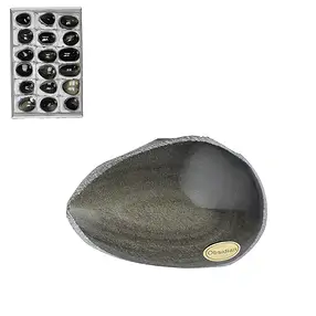 Pièces polies d'Obsidienne (or brillant), 5 - 8cm (18 pcs/UC) | Marco Schreier